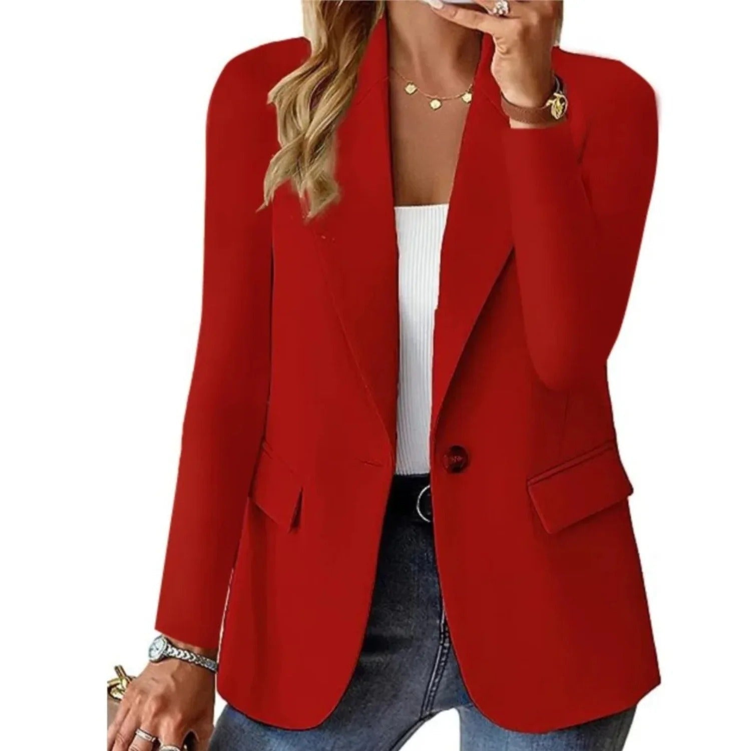 Stijlvolle dames blazer met elegante pasvorm – Camille