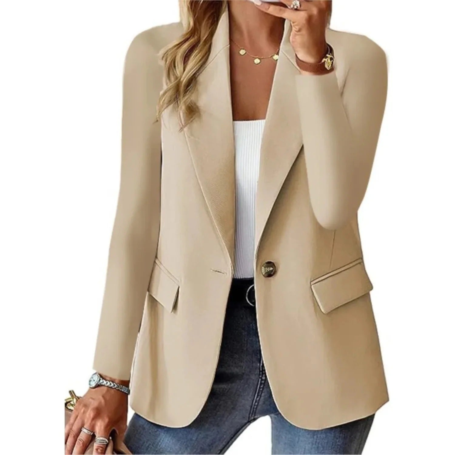 Stylish women's blazer with an elegant fit – Camille