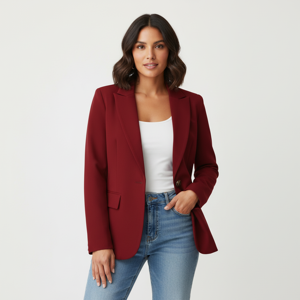 Stijlvolle dames blazer met elegante pasvorm – Camille
