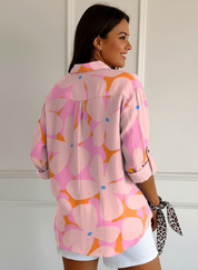 Stijlvolle dames blouse met print – Haven