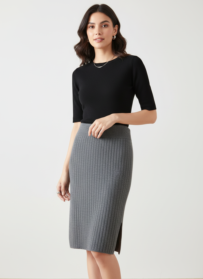 Stijlvolle dames midi rok – Juliette