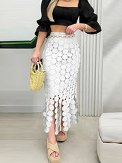 Stijlvolle dames midi rok – Solara