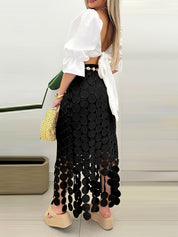 Stijlvolle dames midi rok – Solara