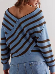 Stijlvolle dames off-shoulder trui – Elara