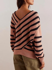 Stijlvolle dames off-shoulder trui – Elara