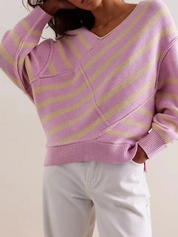 Stijlvolle dames off-shoulder trui – Elara