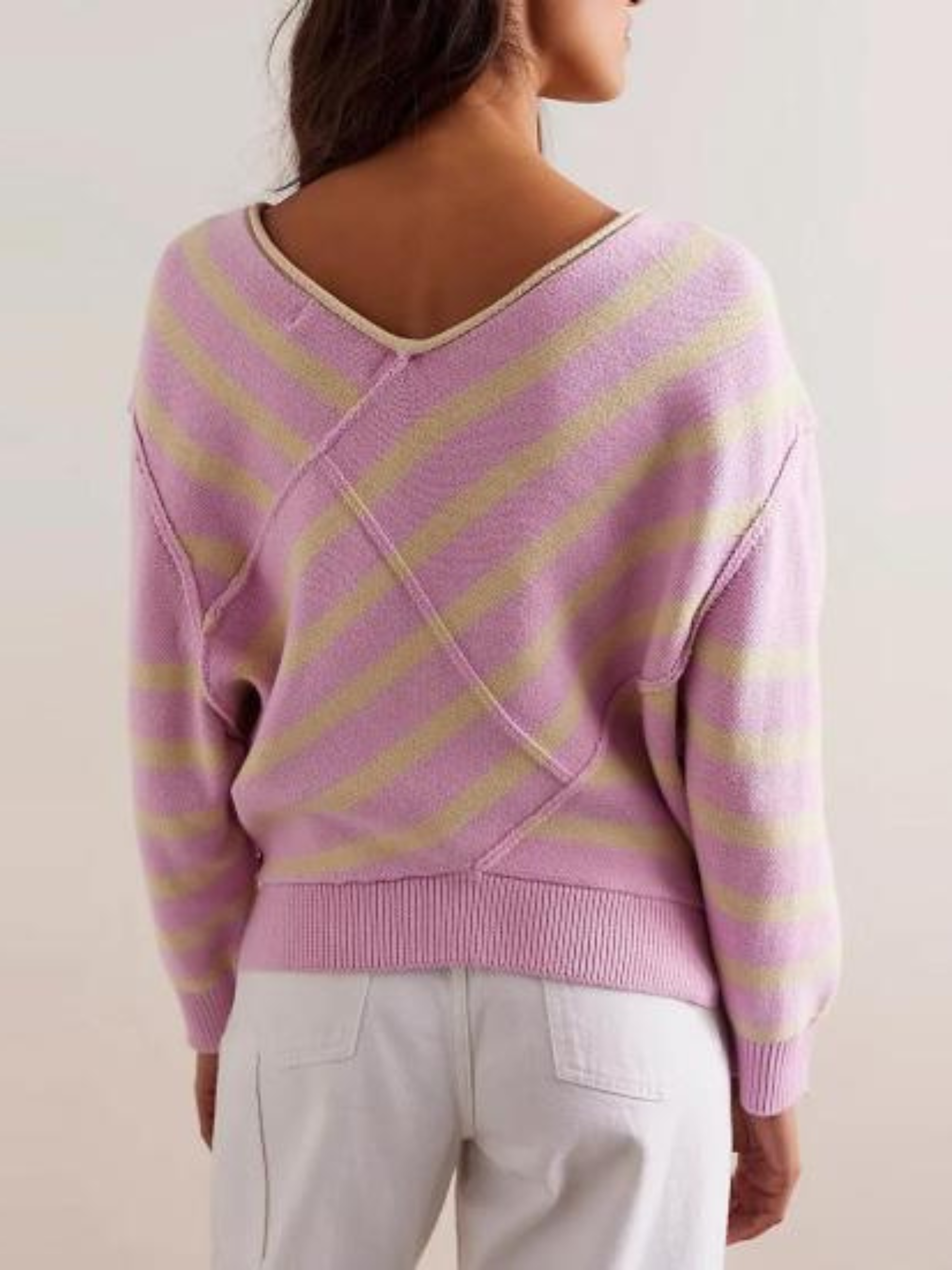 Stijlvolle dames off-shoulder trui – Elara