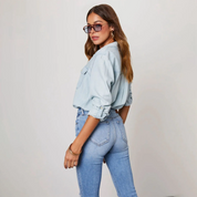 Stijlvolle denim dames blouse – Muse