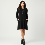 Stijlvolle gebreide sweaterjurk dames – Aurelia