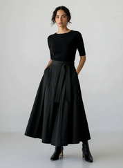 Stijlvolle high-waist culotte pantalon dames – Aureline