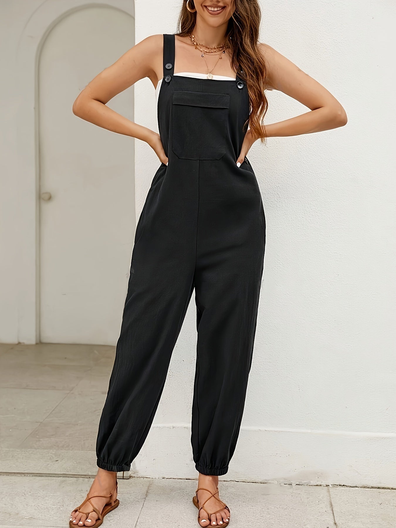 Stijlvolle overall jumpsuit dames – Camille