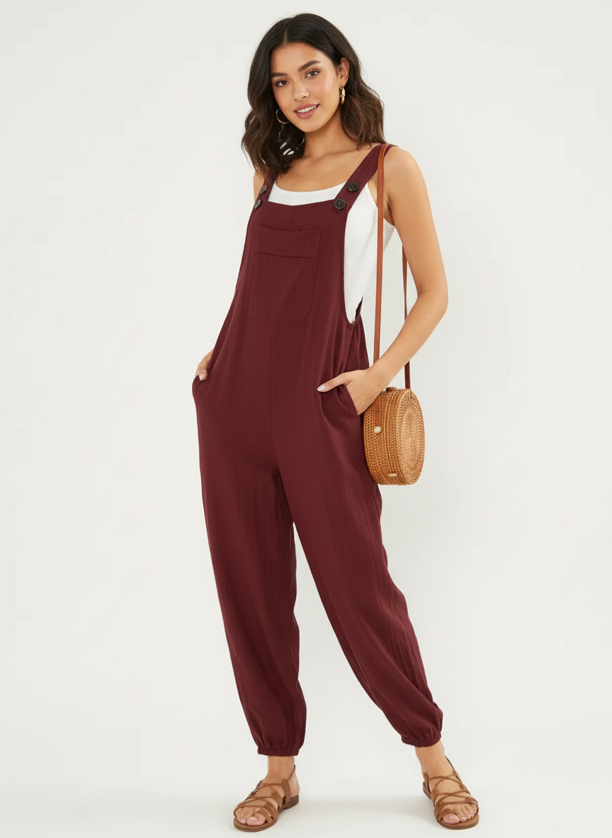 Stijlvolle overall jumpsuit dames – Camille