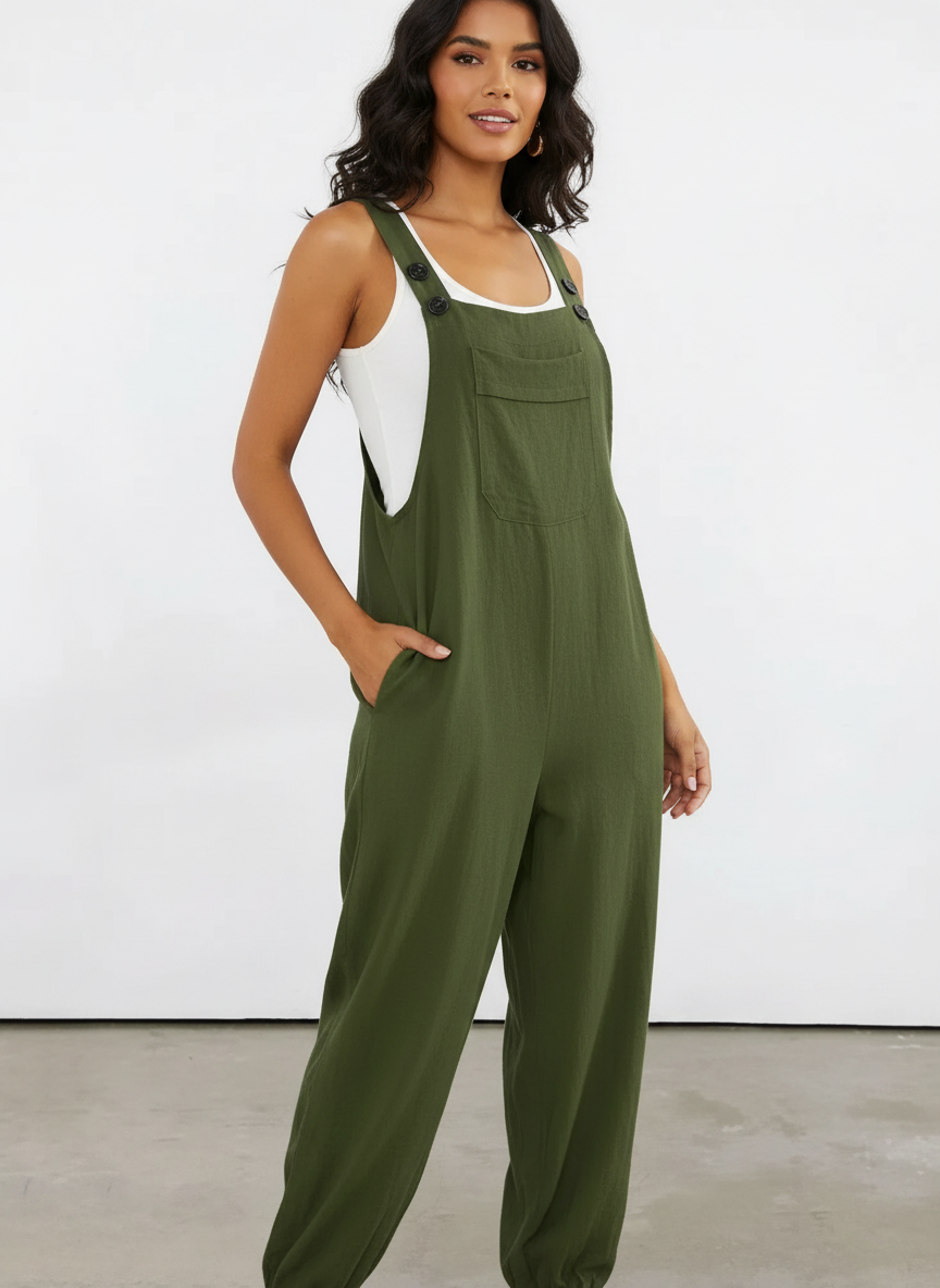Stijlvolle overall jumpsuit dames – Camille