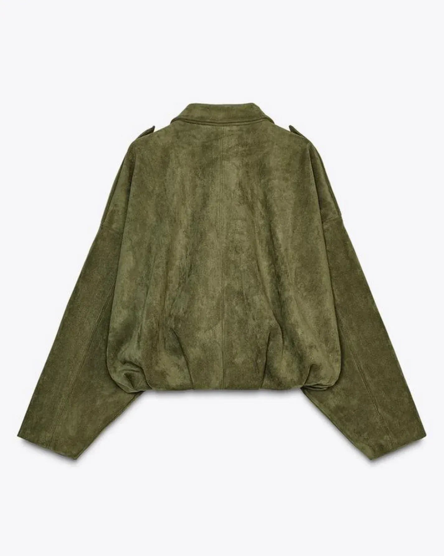 Stijlvolle suède oversized jas – Fabiane