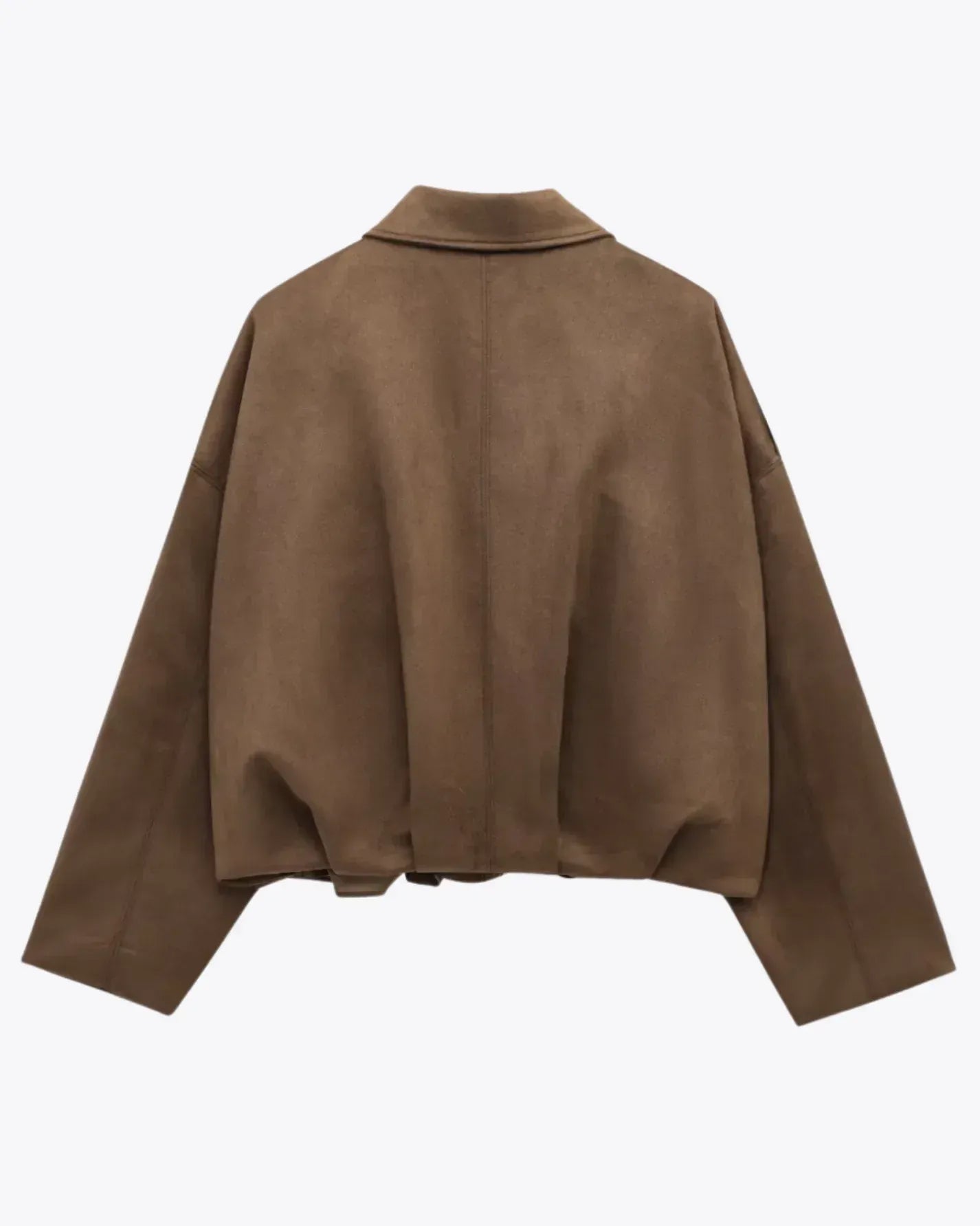 Stijlvolle suède oversized jas – Fabiane