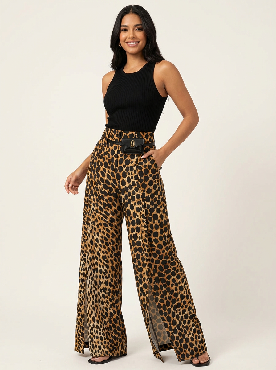Stijlvolle wide-leg damesbroek – Celina
