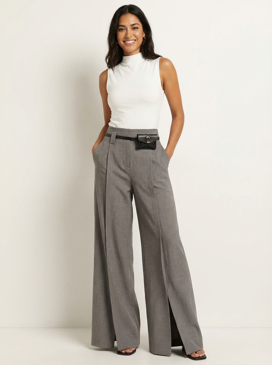 Stijlvolle wide-leg damesbroek – Celina