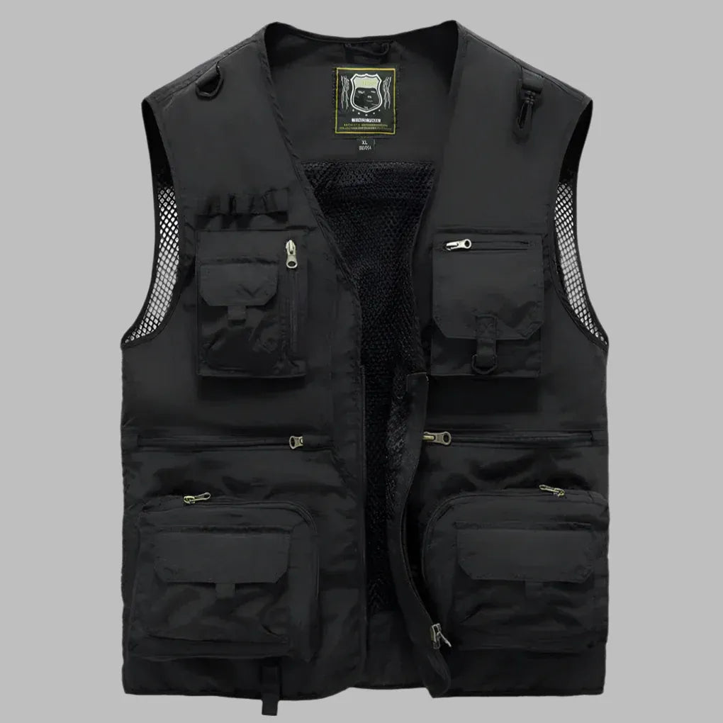 Stijlvol multifunctioneel damesvest met utility look - Kate