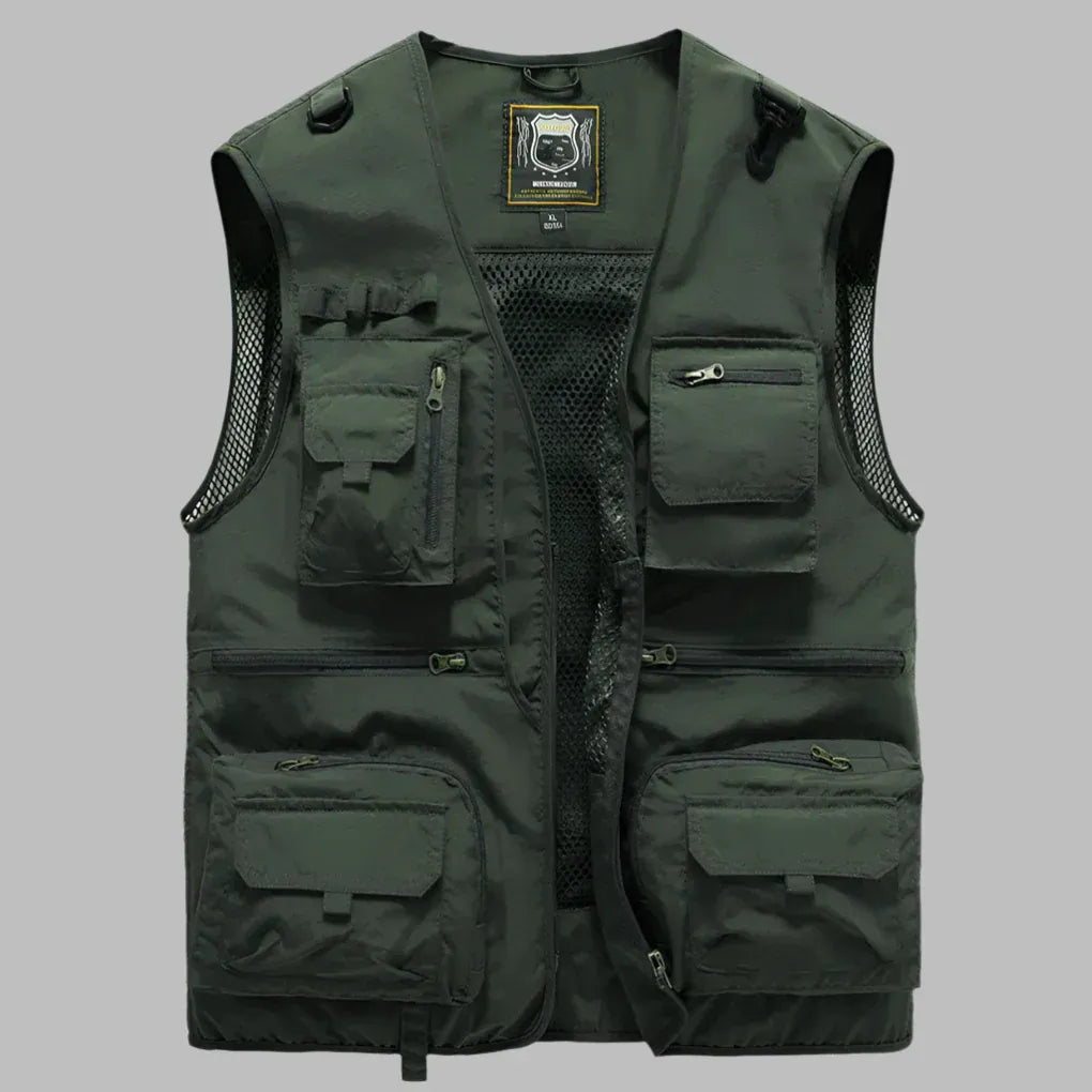Stijlvol multifunctioneel damesvest met utility look - Kate