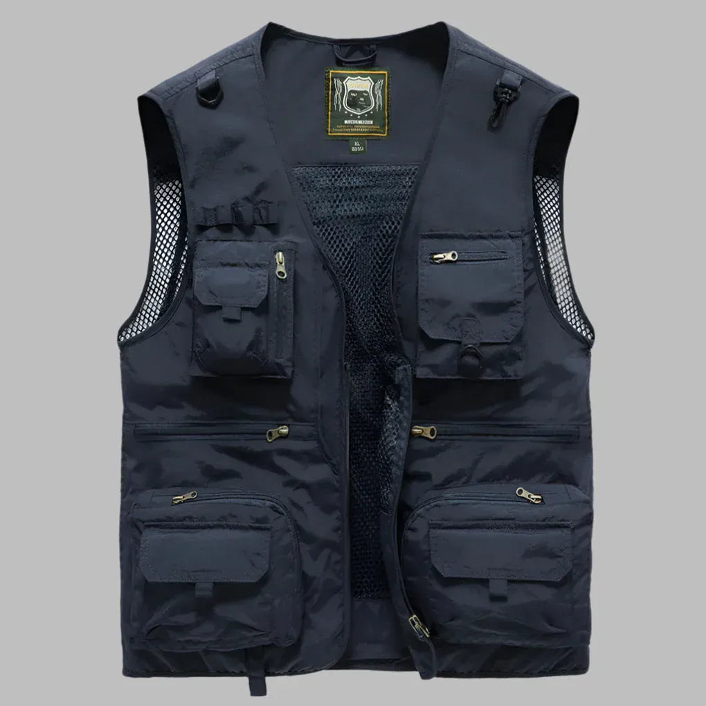 Stijlvol multifunctioneel damesvest met utility look - Kate