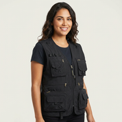 Stijlvol multifunctioneel damesvest met utility look - Kate