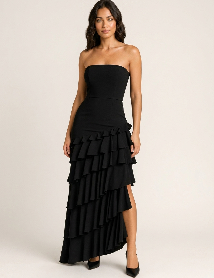 Strapless_avondjurk_met_gelaagde_ruches_-_Val_ria_1.png