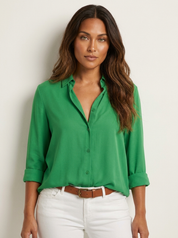 Tijdloze blouse met knoopsluiting - Claire