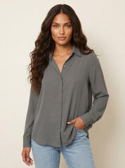 Tijdloze blouse met knoopsluiting - Claire