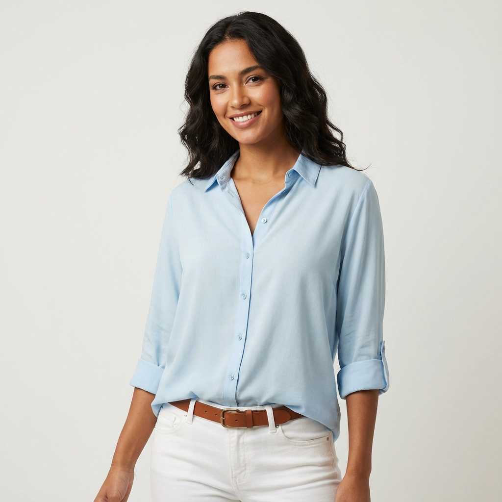 Tijdloze blouse met knoopsluiting - Claire