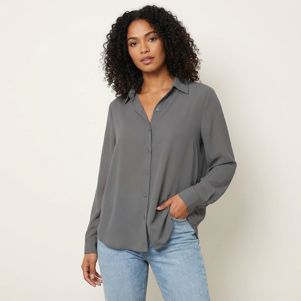 Tijdloze blouse met knoopsluiting - Claire