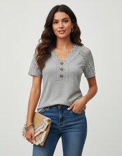 Tijdloze dames top - Mirella