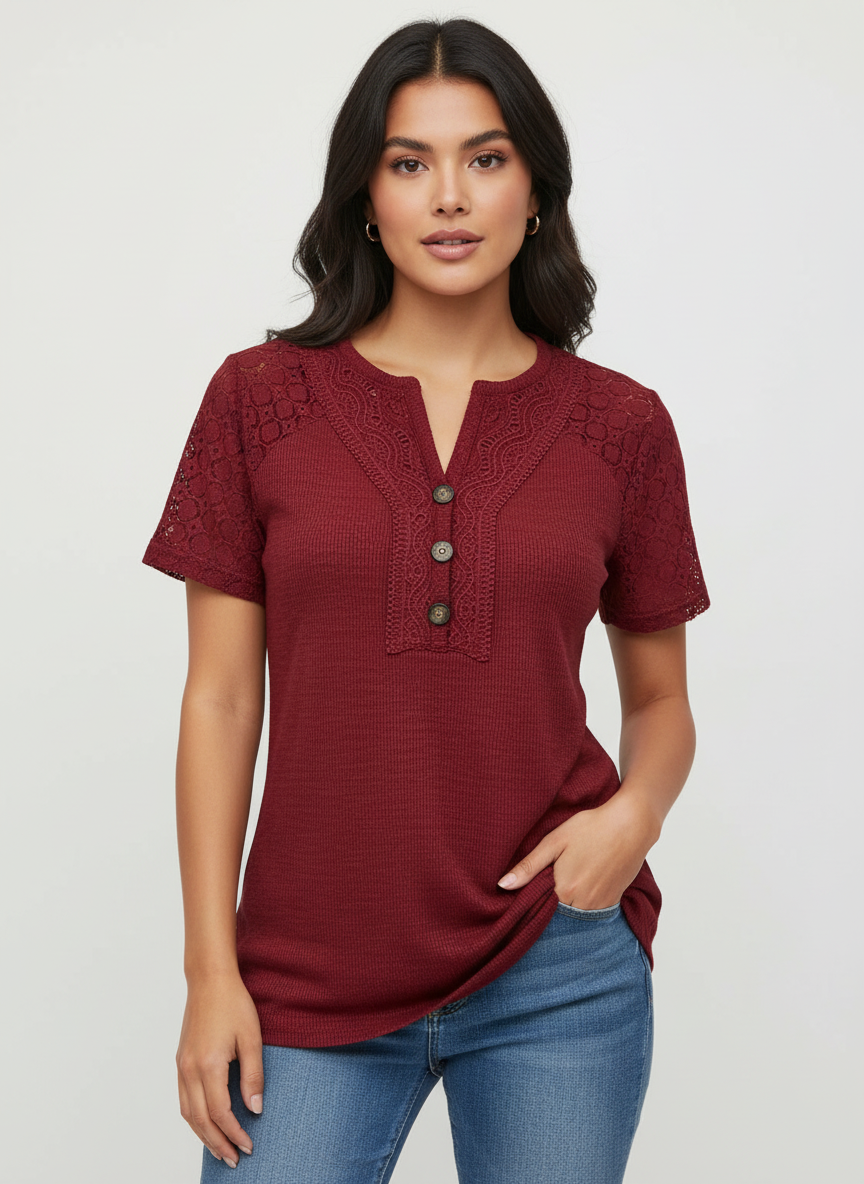 Tijdloze dames top - Mirella