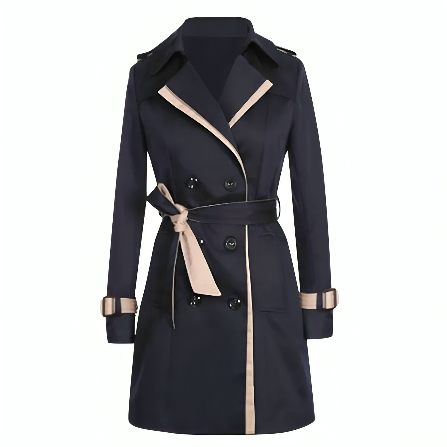 Elegante double-breasted trenchcoat - Olivia
