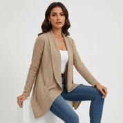 Tijdloze open cardigan met comfortabele pasvorm