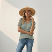 elegante dames top met verfijnde details en vrouwelijke uitstraling