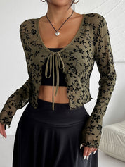 Transparant mesh dames vestje – Fleur