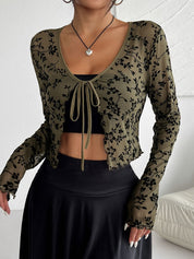 Transparant mesh dames vestje – Fleur