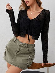 Transparant mesh dames vestje – Fleur