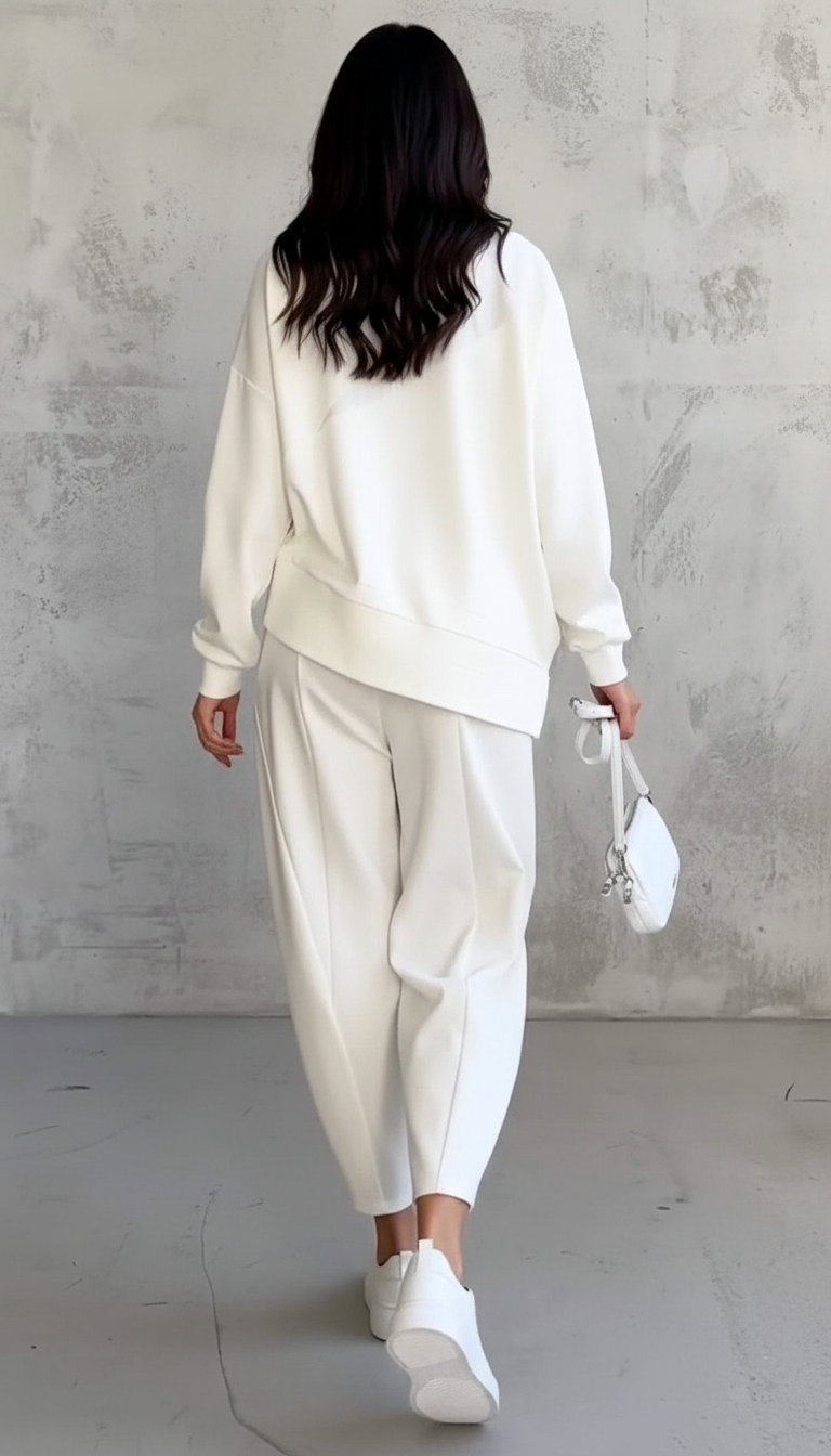 Tweedelig comfy set met lange mouwen