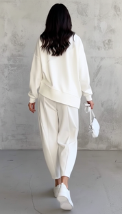 Tweedelig comfy set met lange mouwen