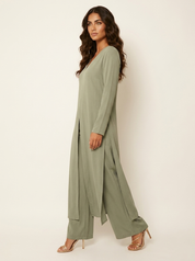 Tweedelige set met lange tuniek - Sophia
