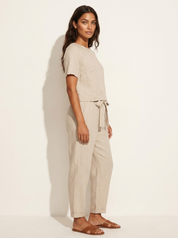Tweedelige zomerset met strikceintuur - Elara