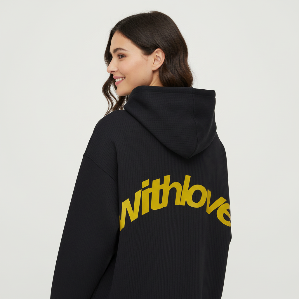 Unisex With Love casual comfortabele hoodie