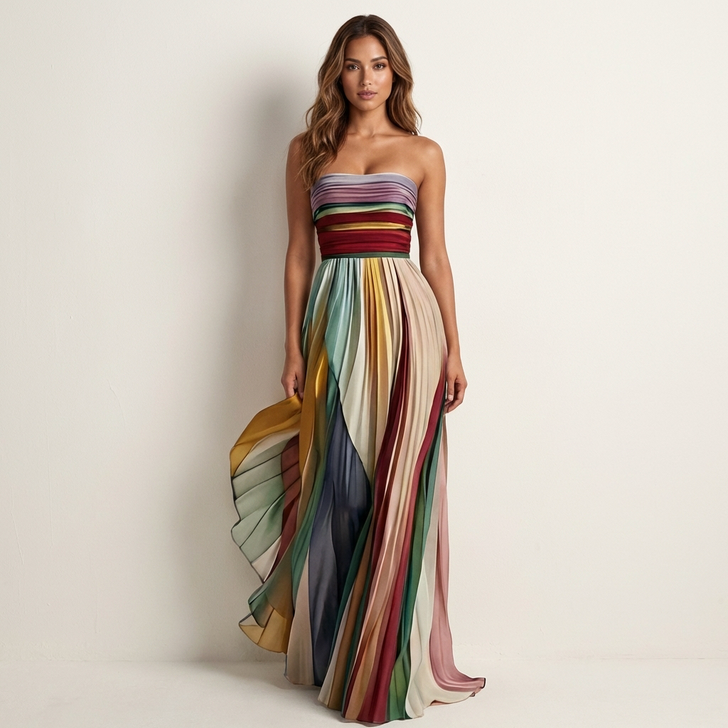 levendige en stijlvolle jurk met een comfortabele pasvorm voor een speelse en elegante look