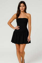 Verleidelijke strapless mini jurk - Isabelle