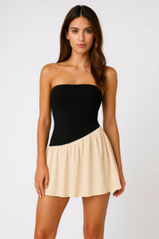 Verleidelijke strapless mini jurk - Isabelle