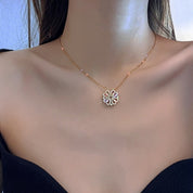 Verstelbare klaverhart ketting - Celeste