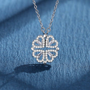 Verstelbare klaverhart ketting - Celeste