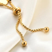 Verstelbare kralen dames armband met bedel – Eternity