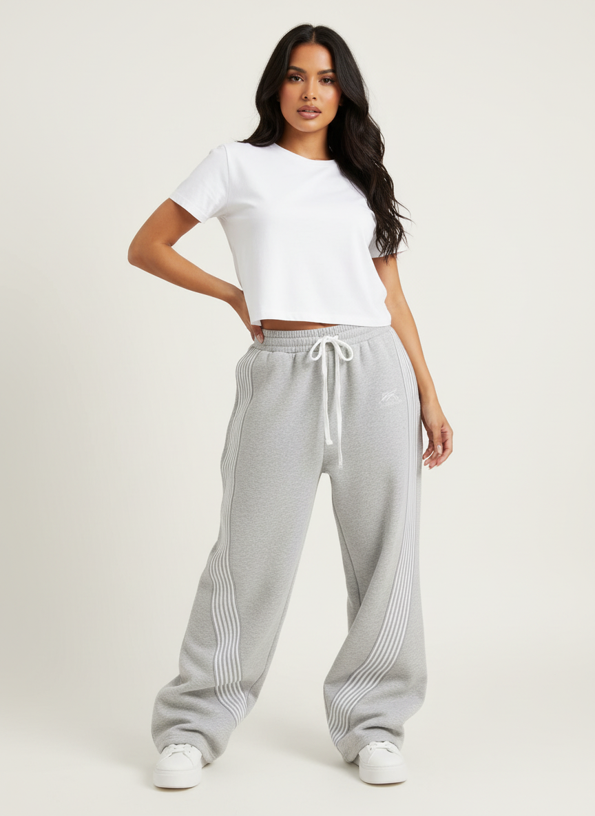 Vintage joggingsbroek met strepen